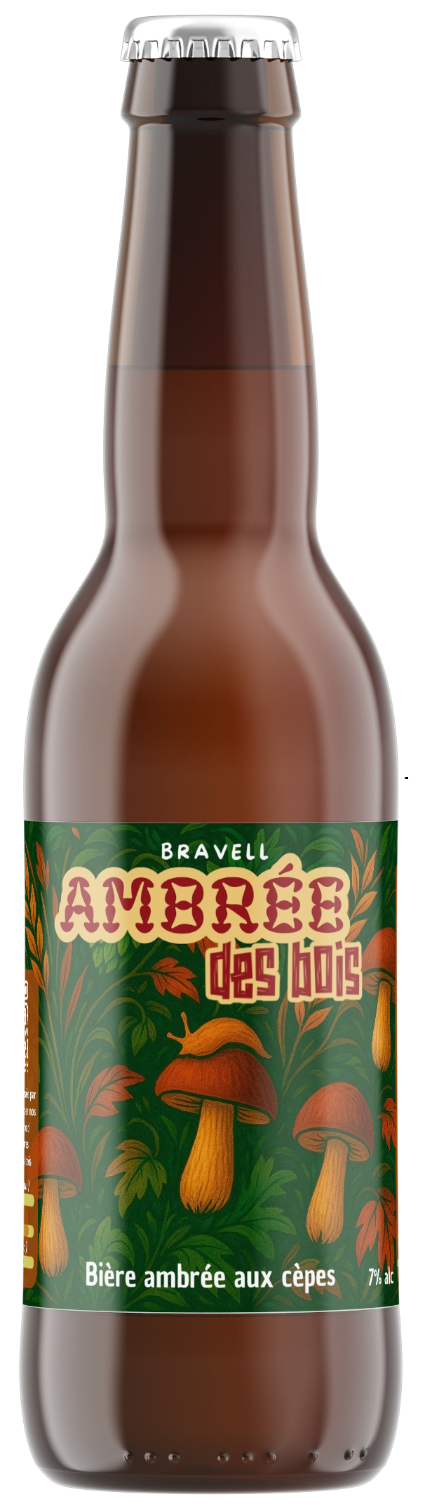 Ambrée des bois aux cèpes - Bière ambrée automnale aux notes boisées